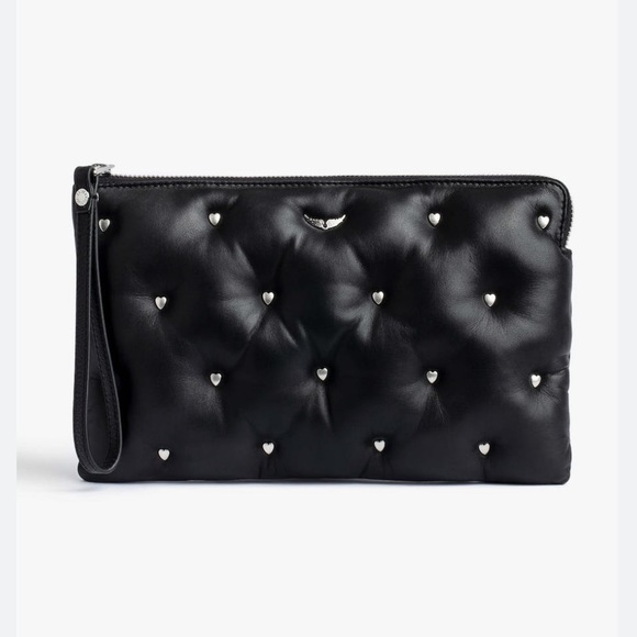 COPY - Zadig & Voltaire Uma Heart Rider Clutch—NWT - Picture 1 of 17